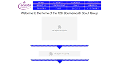 Desktop Screenshot of 12thbournemouth.org.uk